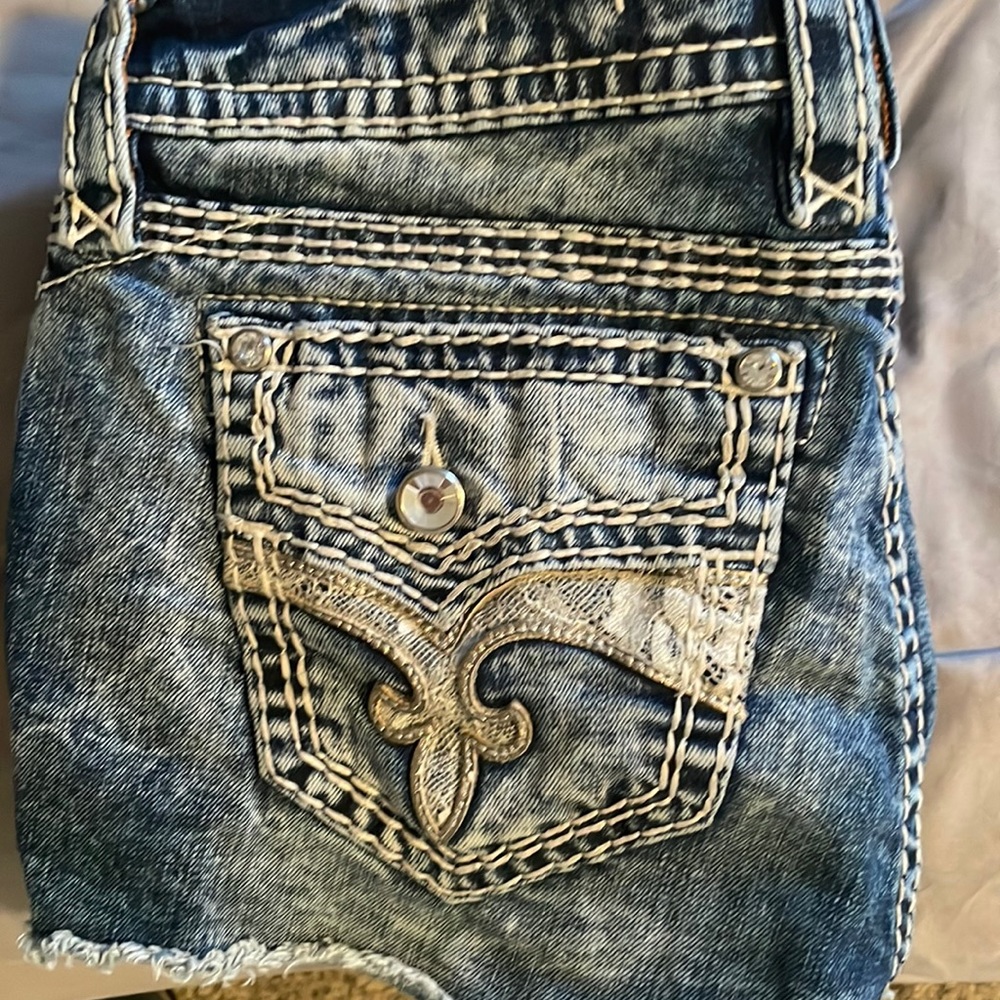 Light wash Rock Revival Womens shorts